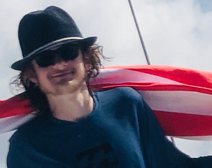 Tyler on set